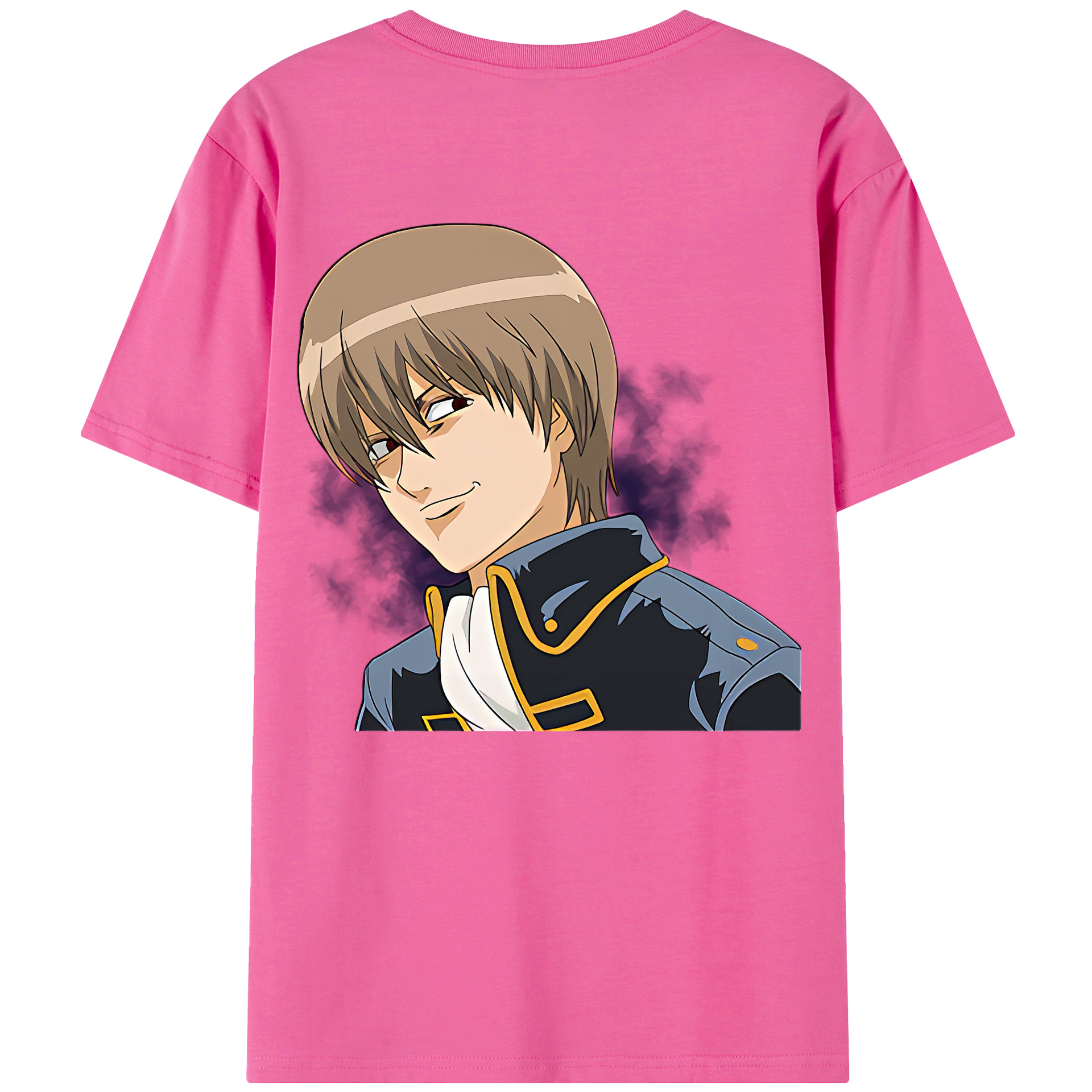 （画像用） ぎんたま 坂田銀時（さかたぎんとき） 神楽 志村新八（しむら しんぱち） GINTAMA Sakata Gintoki Kagura Shimura Shinpachi レディース半袖Tシャツ(バックプリント)